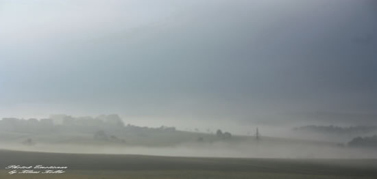 Weickartshain im Nebel ende Oktober 2011 - Bilder von Klaus Koller (Grünberg) 