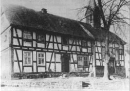 Im Mai 1930 wurde die alte evangelische Kirche abgerissen 